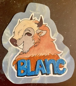 Blanc Badge